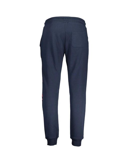 Roberto Cavalli Blue Cotton Sweatpants for men