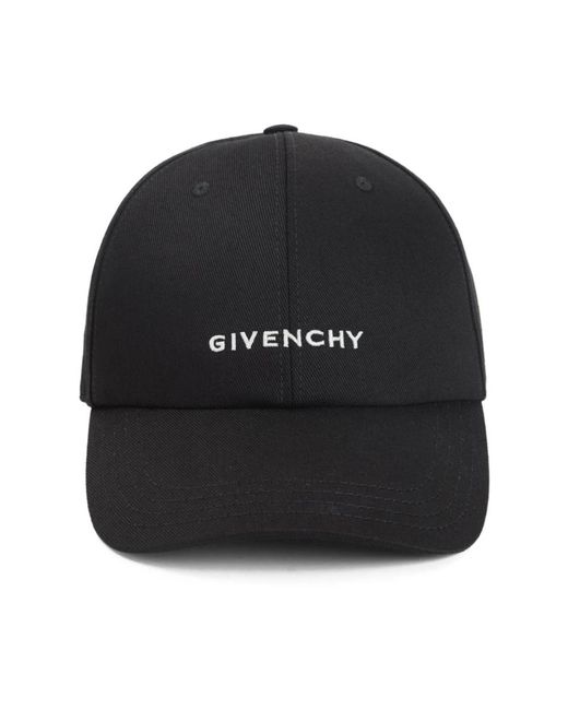 Givenchy Accessoires ,Zwart ,Katoen Zwarte Hoeden & Petten Aw 25 in het Black voor heren