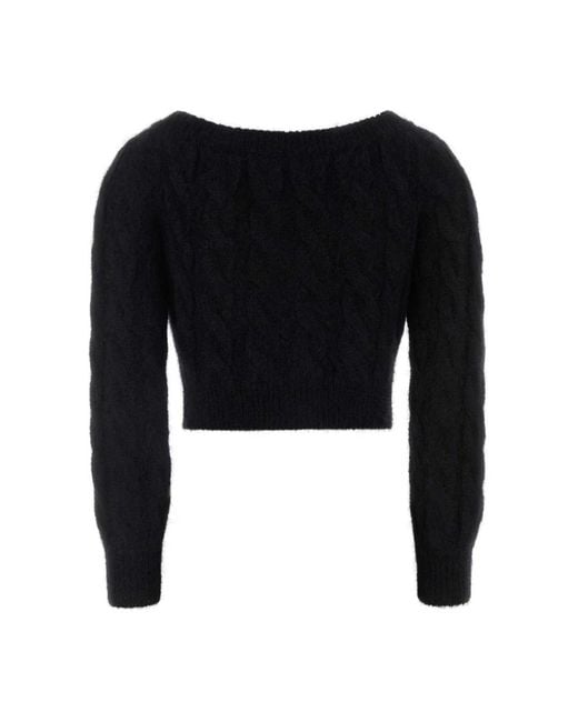 Alessandra Rich Black Cardigans