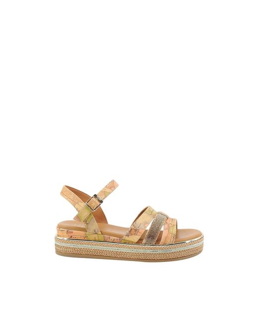 Flat Sandals Alviero Martini 1A Classe de color Natural