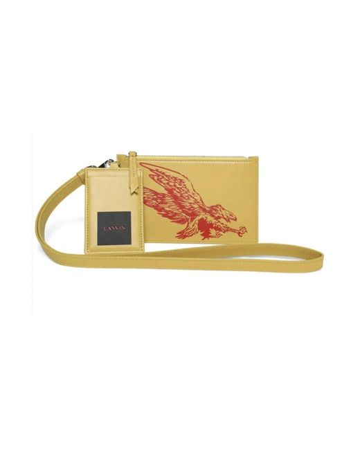 Wallets & Cardholders di Lanvin in Yellow da Uomo