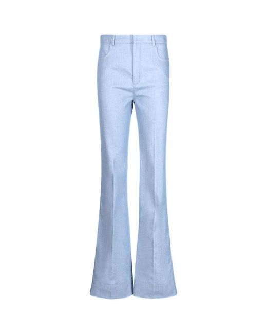 Saint Laurent Blue Flared Jeans