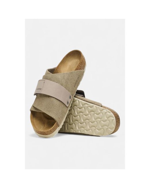 Birkenstock Natural Sliders for men