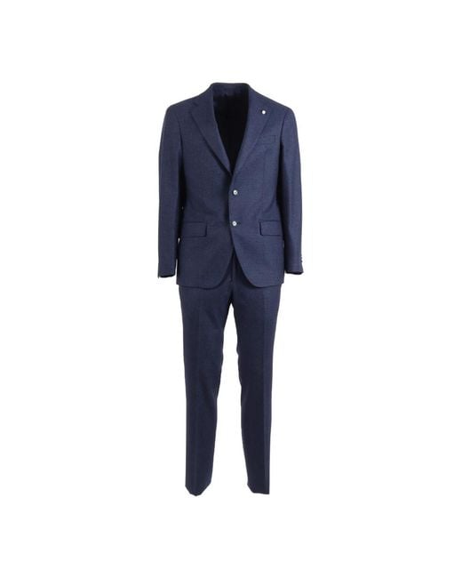 L.b.m. 1911 Blue Single Breasted Suits for men