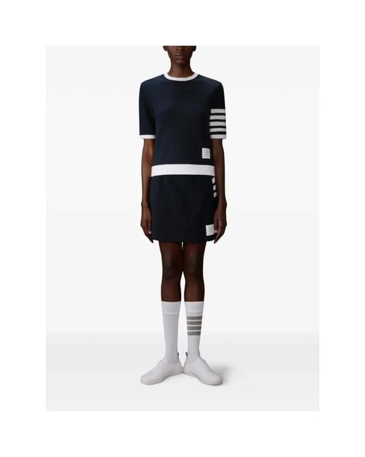 Thom Browne Blue Short Skirts