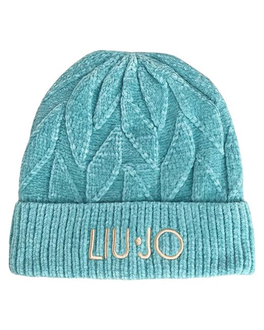 Liu Jo Blue Chenille Mütze