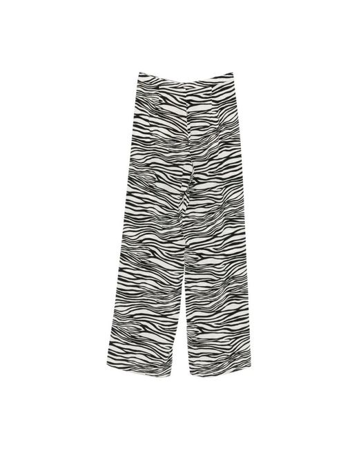Max Mara Gray Wide Trousers