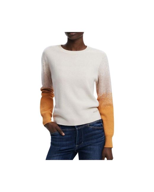 Round-Neck Knitwear Desigual en coloris Gray