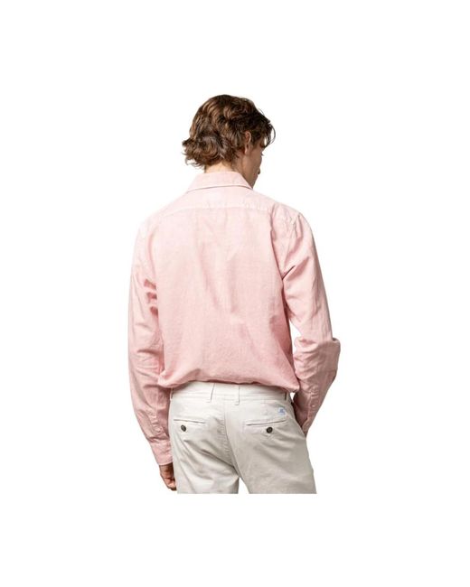 Scotta Overhemden ,Roze ,Katoen Lissome Li-Co Shirt in het Pink voor heren