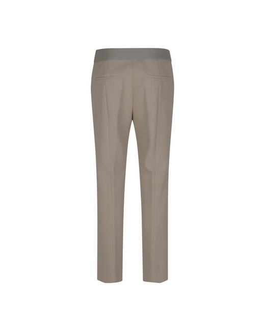 Peserico Gray Slim-Fit Trousers