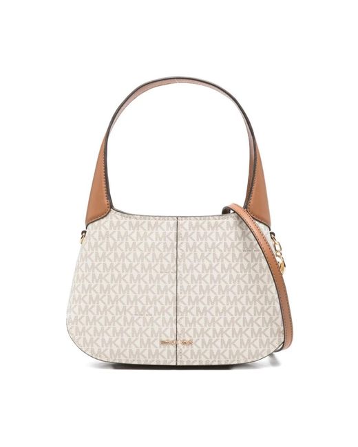 Michael Kors Natural Shoulder Bags