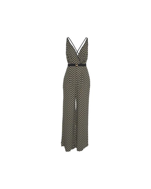 Elisabetta Franchi Green Jumpsuits