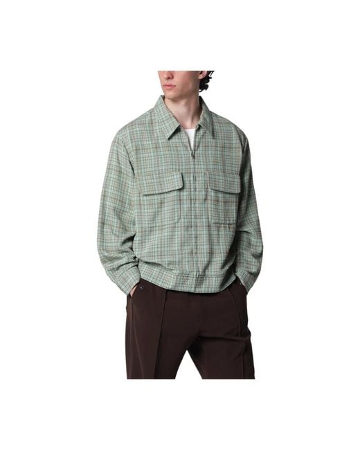Needles Gray Light Jackets for men