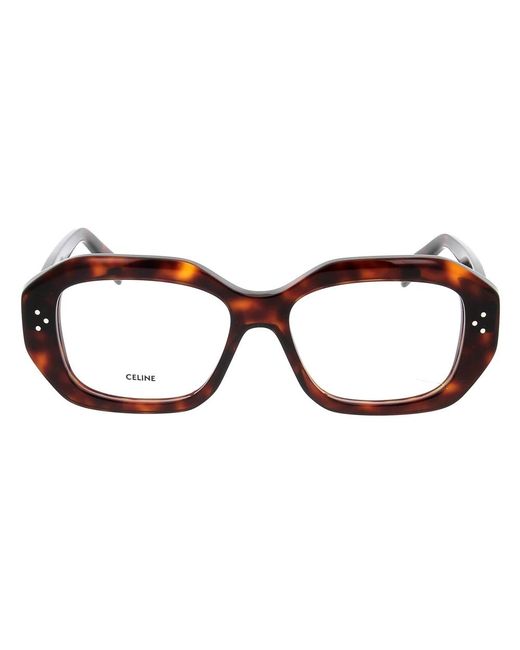 Glasses Céline de color Brown