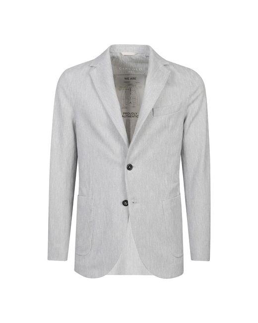 Circolo 1901 Gray Blazers for men