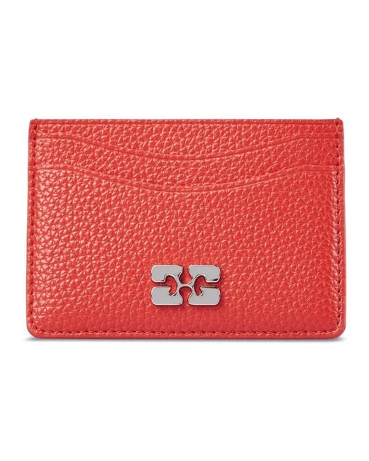 Ganni Red Wallets & Cardholders