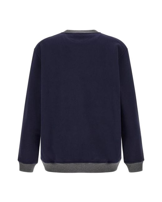 Brunello Cucinelli Blue Sweatshirts for men