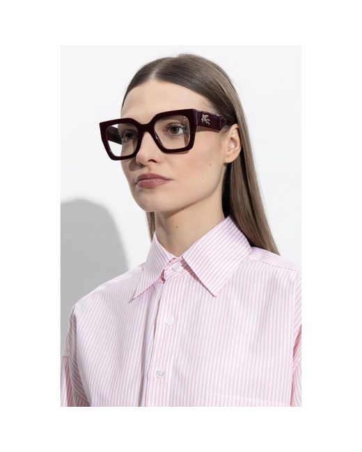 Etro Accessoires ,Rood ,Optical Frame in het Brown