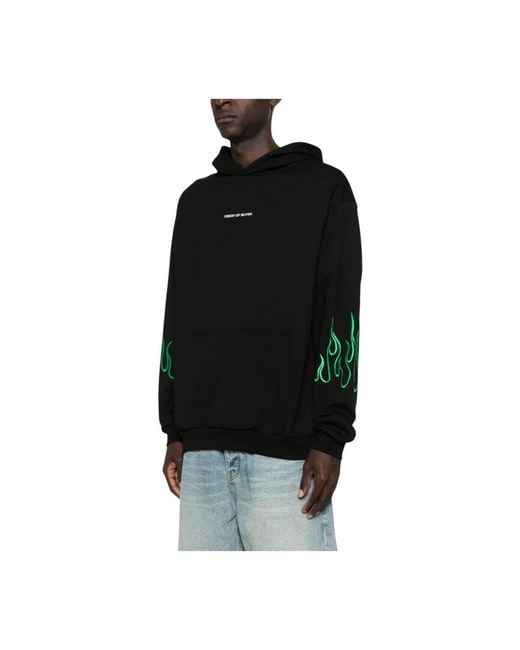 Vision Of Super Men's Black Hoodies