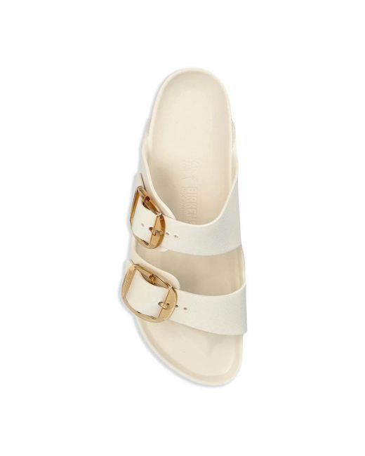 Birkenstock White Sliders