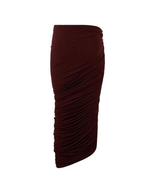 Magda Butrym Brown Midi Skirts