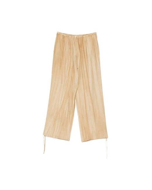 Yerse Natural Wide Trousers