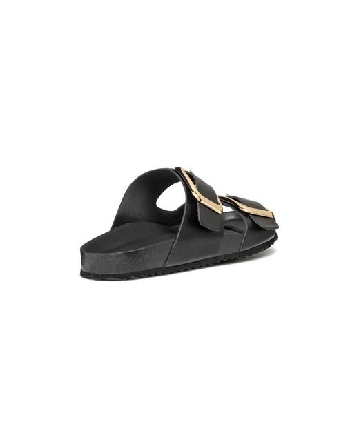 Sliders Geox en coloris Black