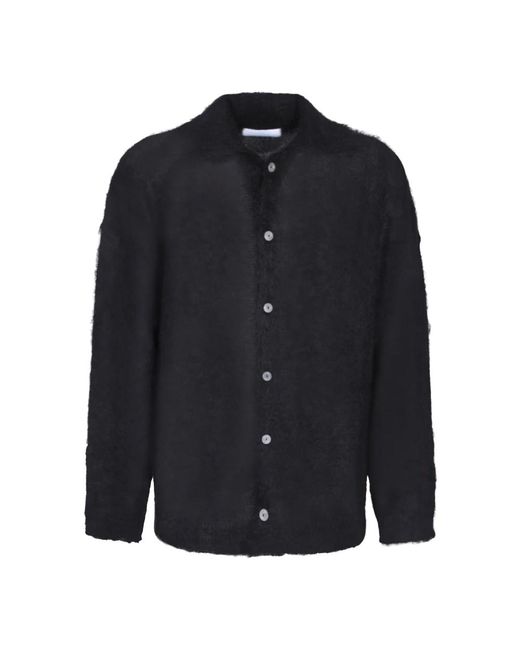 Bonsai Truien & Vesten ,Zwart ,Zwarte Sweater Aw 23 Luxe Comfort in het Blue voor heren