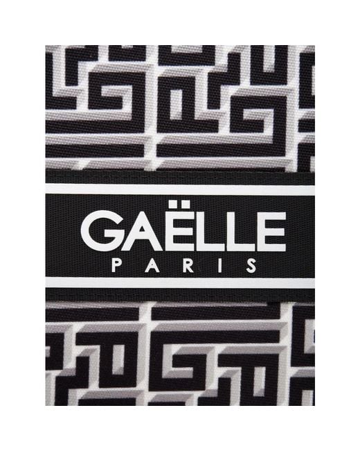 Gaelle Paris Black Schwarze handtasche synthetik polyester frau