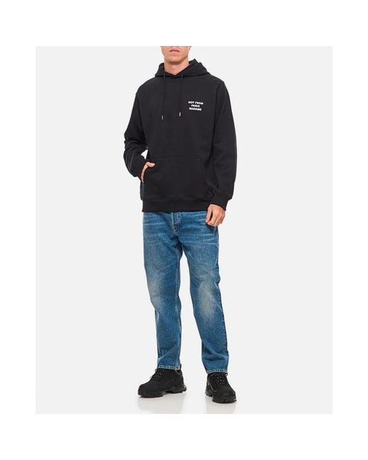 Drole de Monsieur Black Hoodies for men