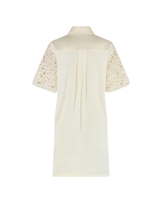 Moncler Natural Short Dresses