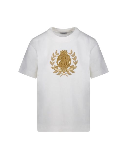 Burberry White T-Shirts