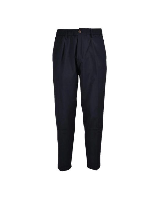White Sand Elegante wollmischung stretchhose in Blue für Herren