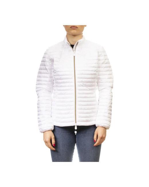 Save The Duck White Winter Jackets