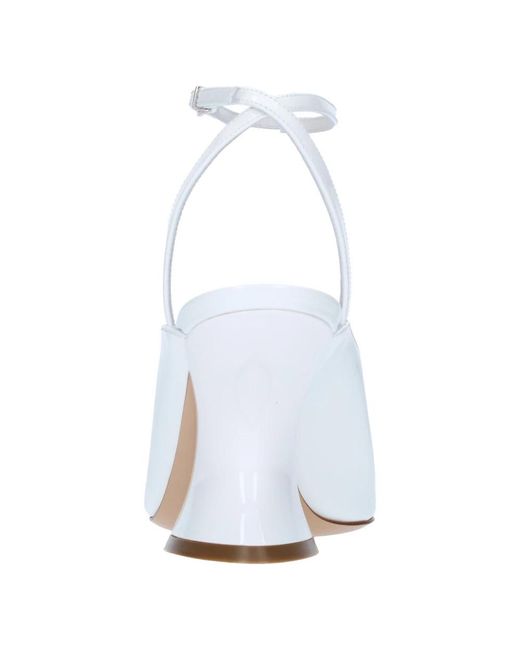 Casadei White High Heel Sandals