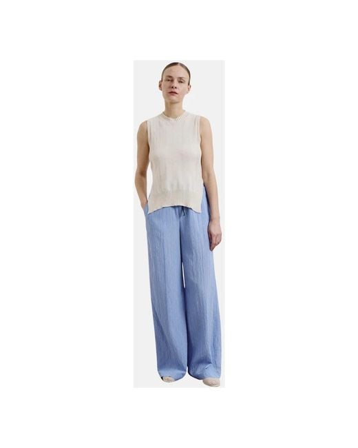 Pomandère Blue Wide Trousers