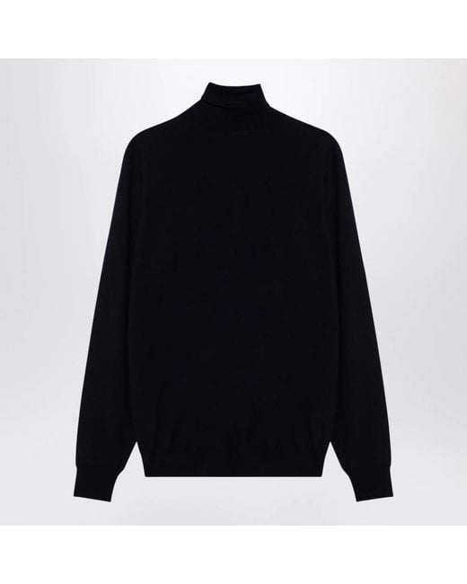 Drumohr Black Turtlenecks for men