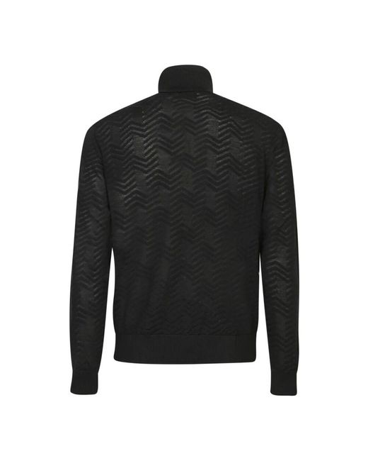 Turtlenecks di Missoni in Black da Uomo