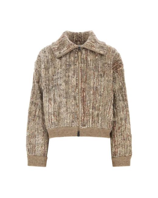 Brunello Cucinelli Natural Tweed Jackets