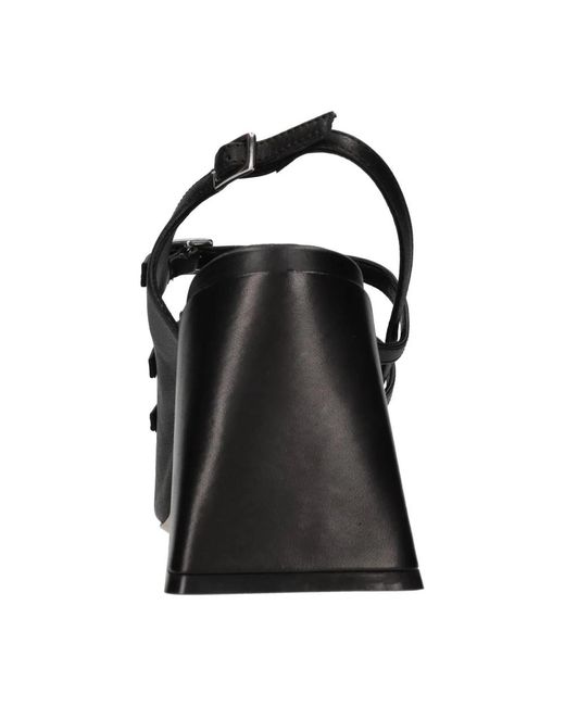 Vic Matié Black High Heel Sandals
