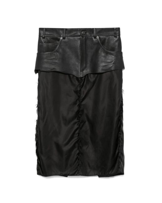 Balenciaga Midi Skirts in het Black