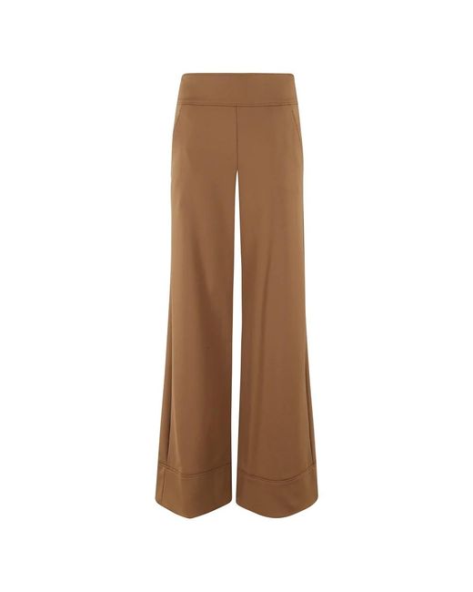 Max Mara Wide Trousers in het Brown