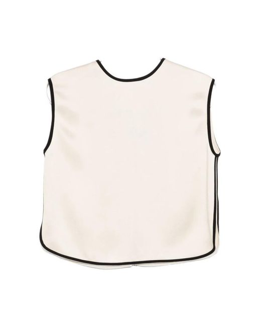 Forte_forte Natural Sleeveless Tops