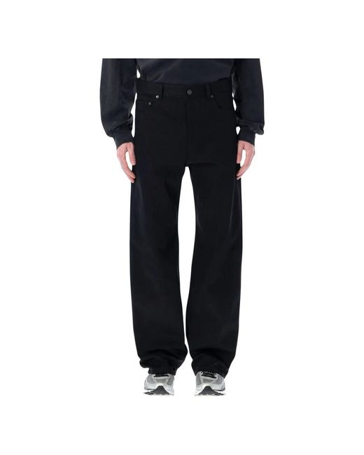 Balenciaga Black Straight Fit Jeans for men