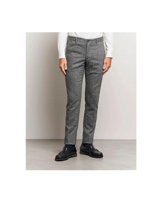 Incotex Chino's in het Gray voor heren
