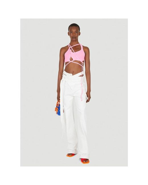 OTTOLINGER Otto Lounge Button Bra Top in het Red