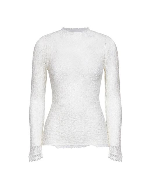 Isabel Marant White Long Sleeve T-Shirts
