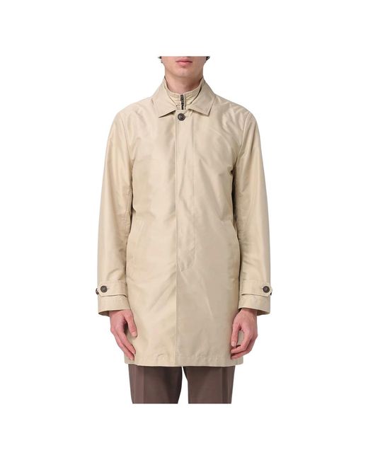 Fay Jassen ,Ochtend Front Trench Coat in het Natural voor heren