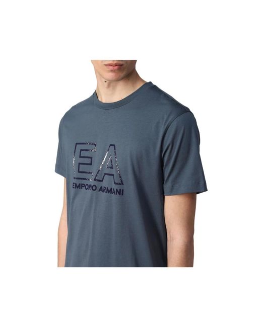 Emporio Armani Blue T-Shirts for men