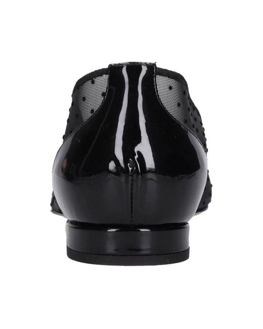 Casadei Black Ballerina Shoes